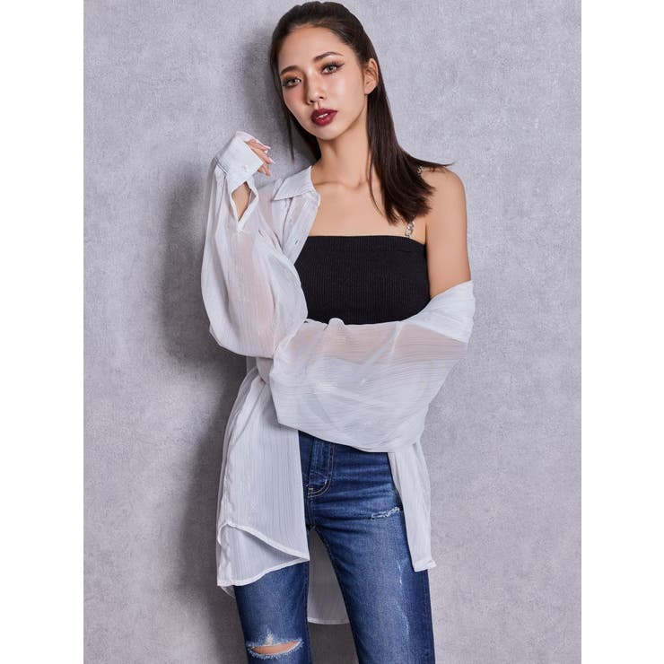 オーバーラメシアーシャツ | GYDA | 詳細画像3 