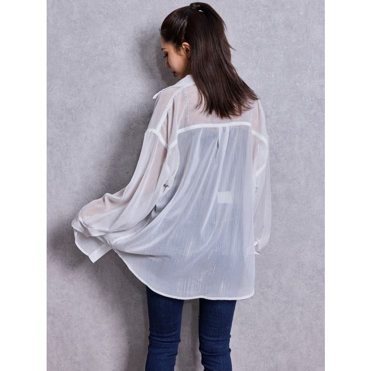 オーバーラメシアーシャツ | GYDA | 詳細画像4 