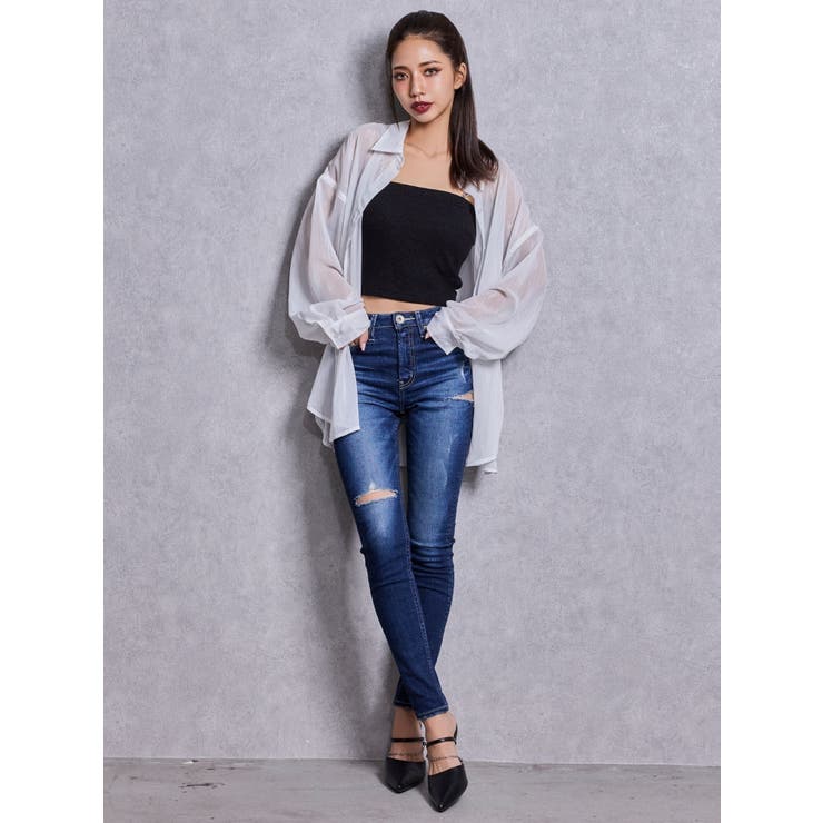 オーバーラメシアーシャツ | GYDA | 詳細画像5 