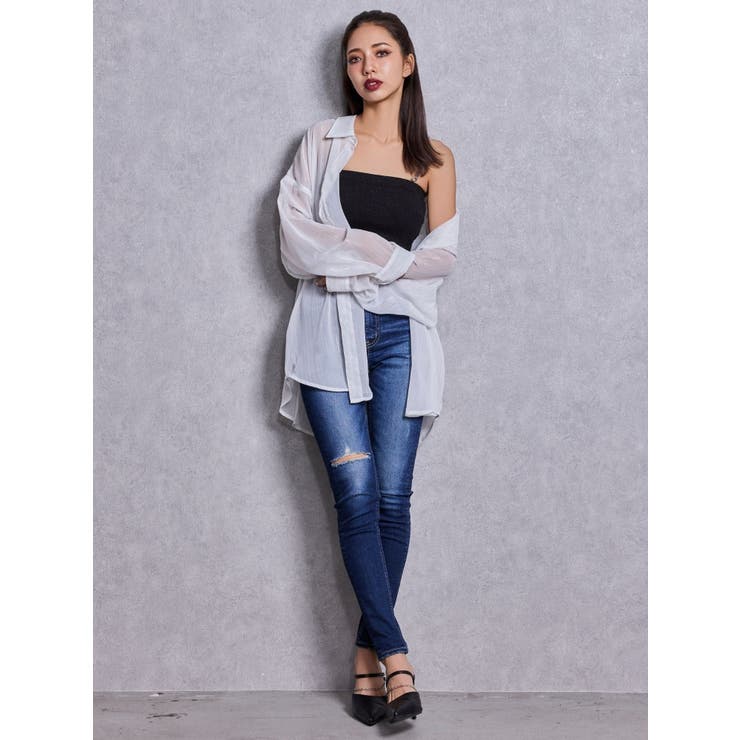 オーバーラメシアーシャツ | GYDA | 詳細画像6 