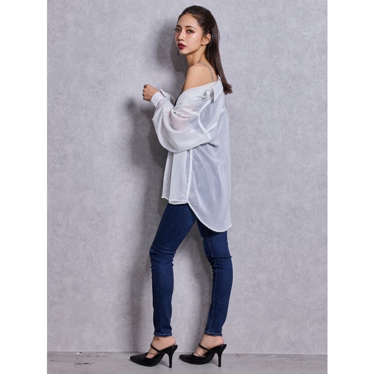 オーバーラメシアーシャツ | GYDA | 詳細画像7 