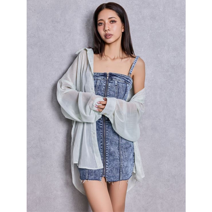 オーバーラメシアーシャツ | GYDA | 詳細画像8 