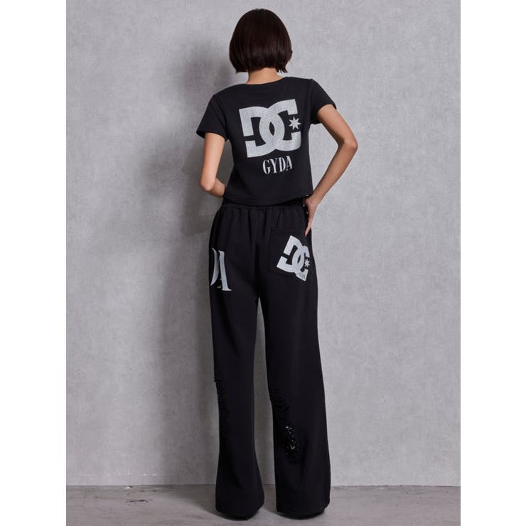 GYDA×DC ダメージSPARKLE LOGOスウェットパンツ | GYDA | 詳細画像13 