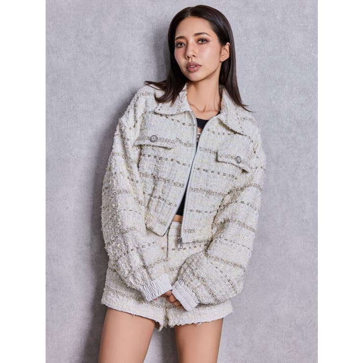 Symmetry GYDAラメツイードショートパンツ | GYDA | 詳細画像13 