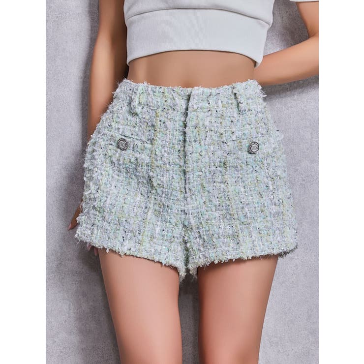 Symmetry GYDAラメツイードショートパンツ | GYDA | 詳細画像2 