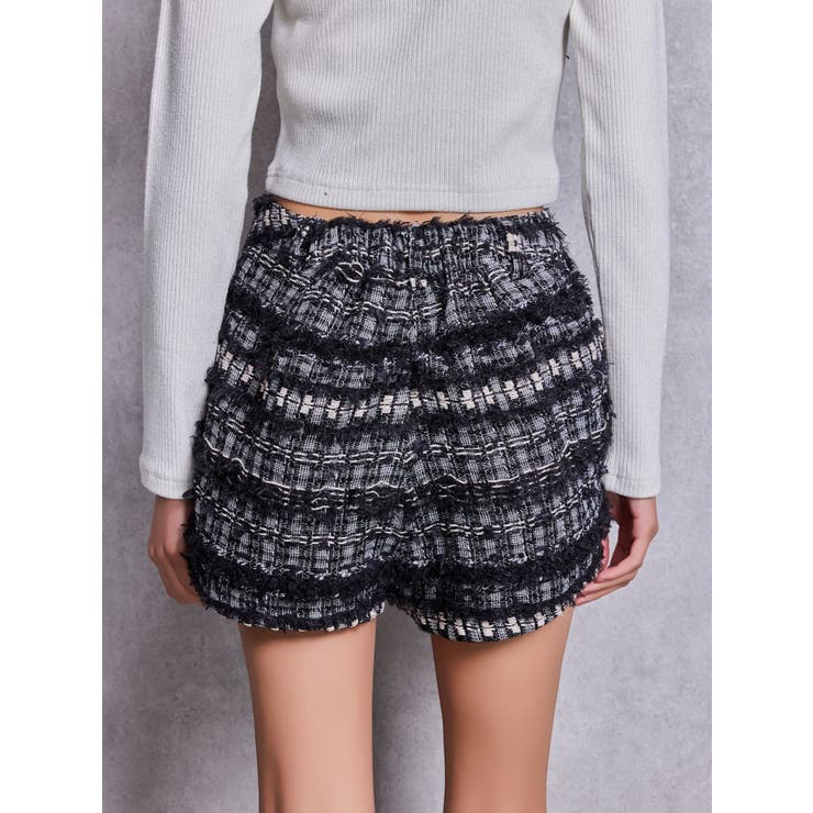 Symmetry GYDAラメツイードショートパンツ | GYDA | 詳細画像31 