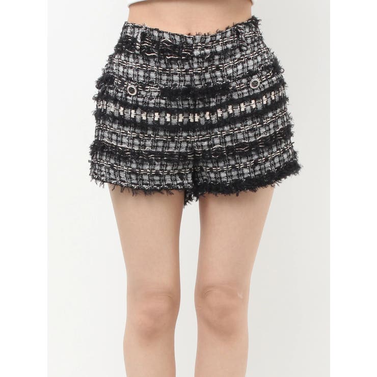 Symmetry GYDAラメツイードショートパンツ | GYDA | 詳細画像32 