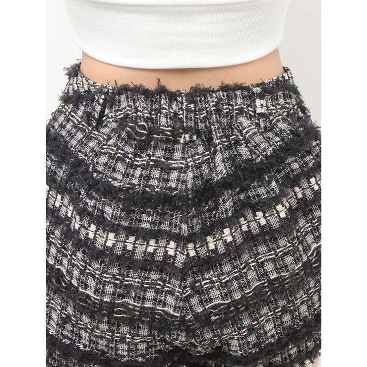 Symmetry GYDAラメツイードショートパンツ | GYDA | 詳細画像35 