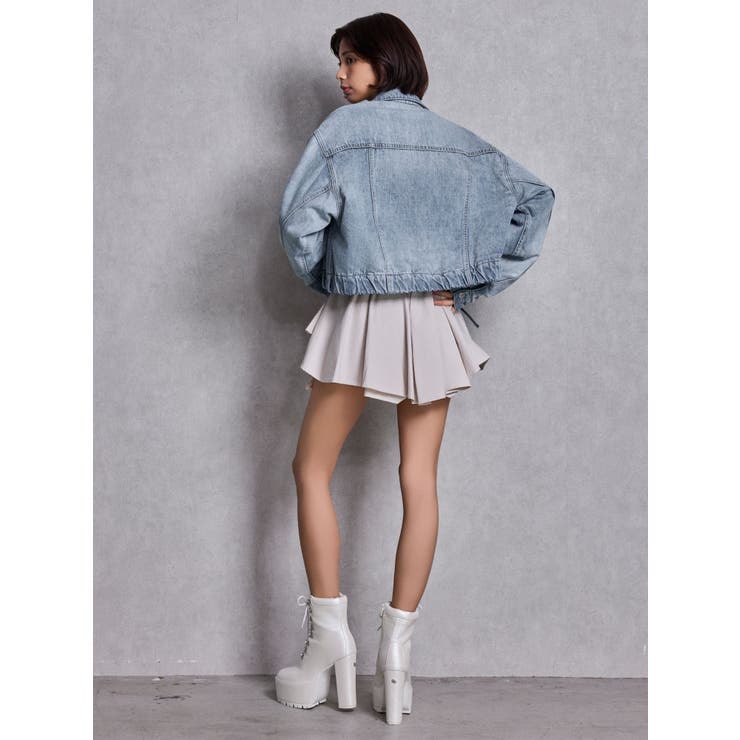 HEM Symmetryメッシュスカートライクショートパンツ | GYDA | 詳細画像26 