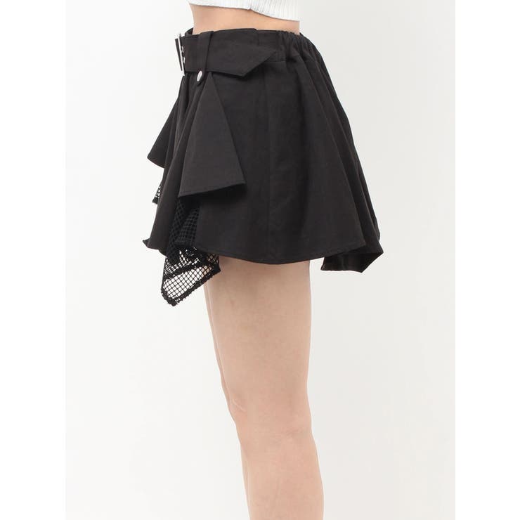 HEM Symmetryメッシュスカートライクショートパンツ | GYDA | 詳細画像50 