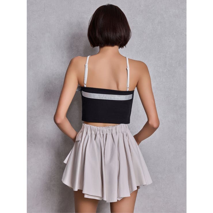 HEM Symmetryメッシュスカートライクショートパンツ | GYDA | 詳細画像8 