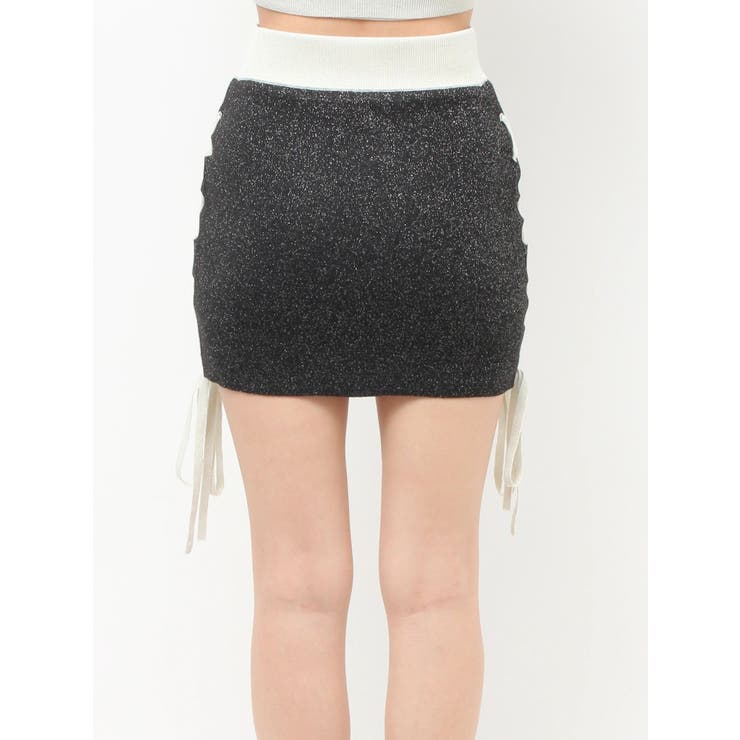 フロントレースアップラメニットスカートライクショートパンツ | GYDA | 詳細画像41 