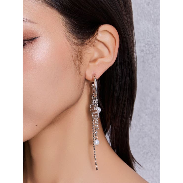 JEYSUS Imitation pearl GGフープピアス | GYDA | 詳細画像2 