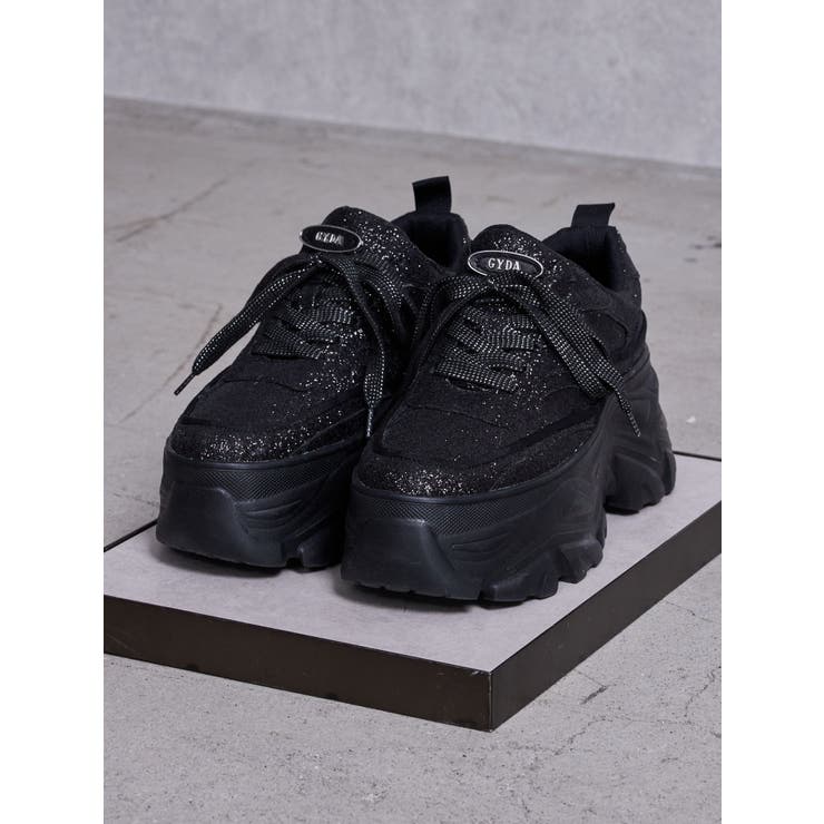 ブラック | GYDA SPARKLE PLATFORMスニーカー | GYDA