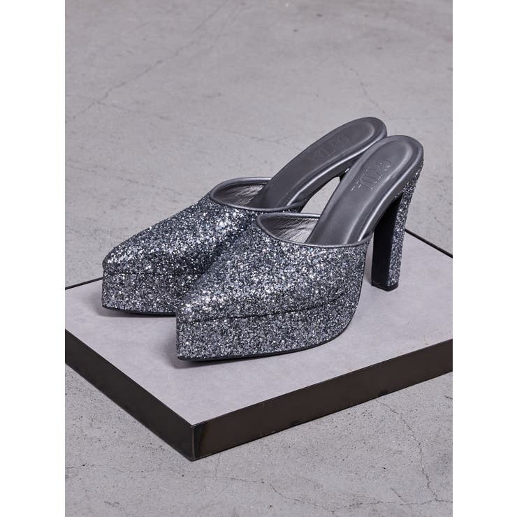 グレー | GLITTERミュール | GYDA