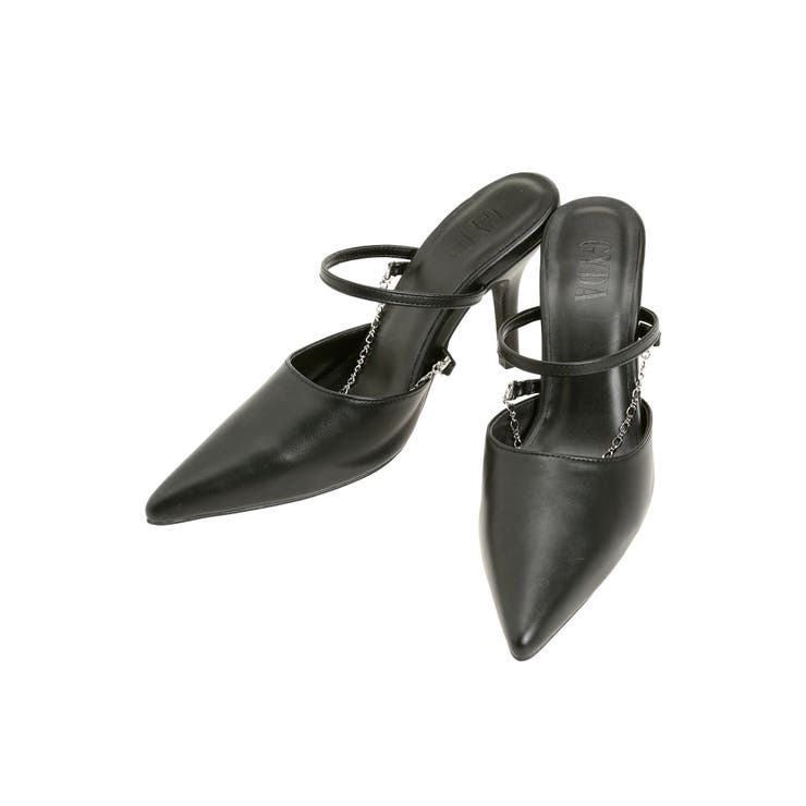 GDビジューMOLDチェーンストラップポインテッドミュール | GYDA | 詳細画像34 