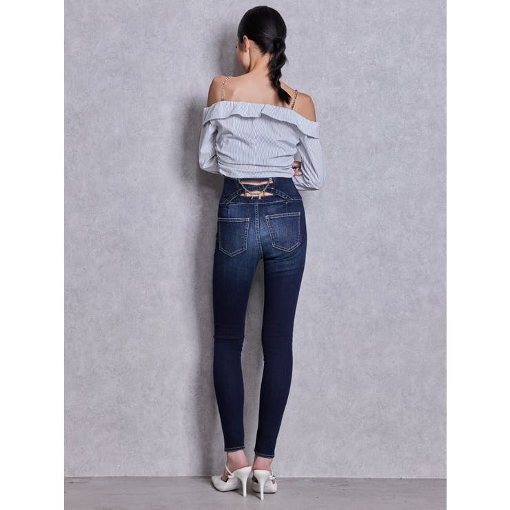 GDビジューMOLDチェーンストラップポインテッドミュール | GYDA | 詳細画像6 