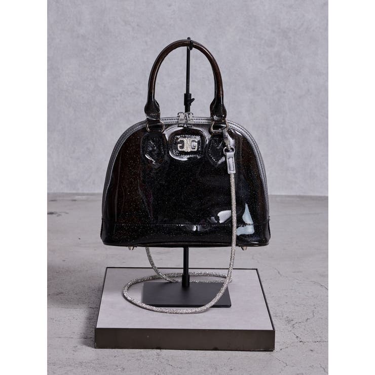 ブラック | SymmetryGYDA GLITTERクリアBAG | GYDA