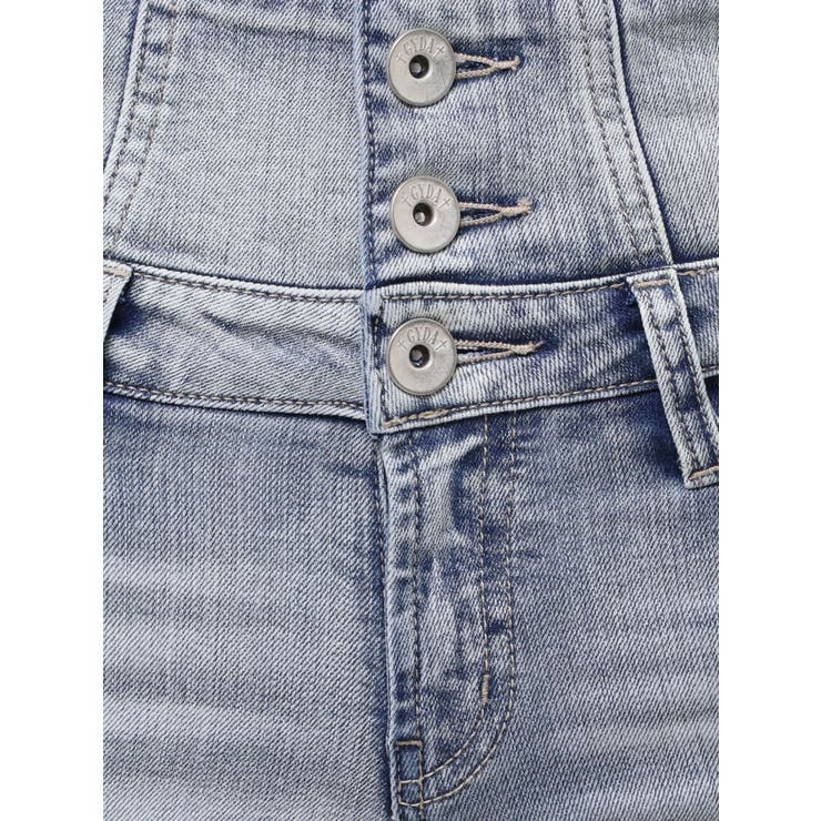 ハイウエストBACKクロスダメージフレアデニムパンツ | GYDA | 詳細画像13 