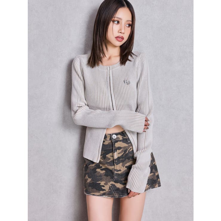 Vintageデニムスカートライクショートパンツ | GYDA | 詳細画像27 