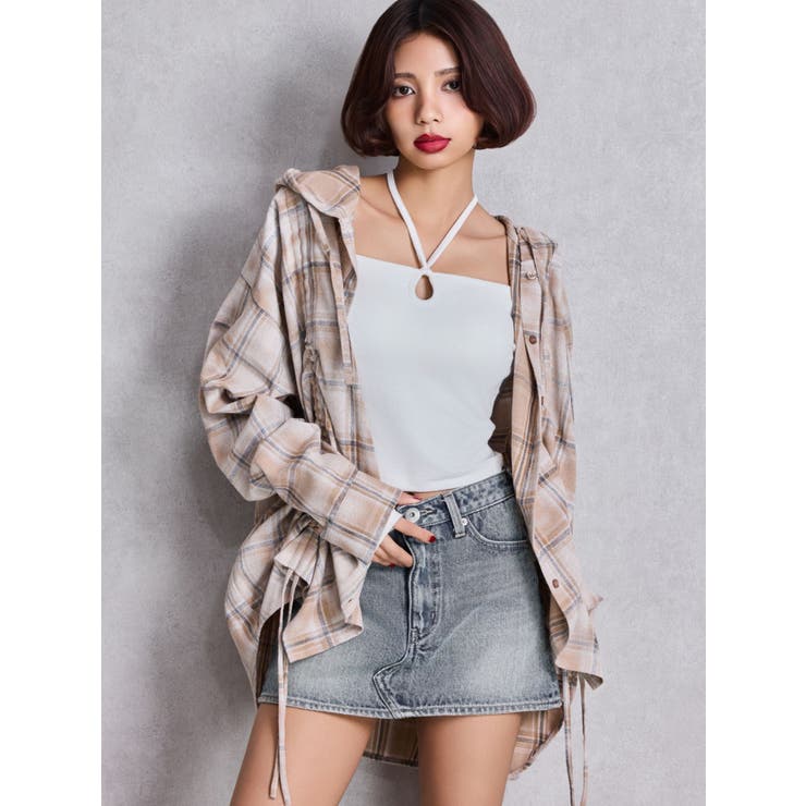 Vintageデニムスカートライクショートパンツ | GYDA | 詳細画像34 