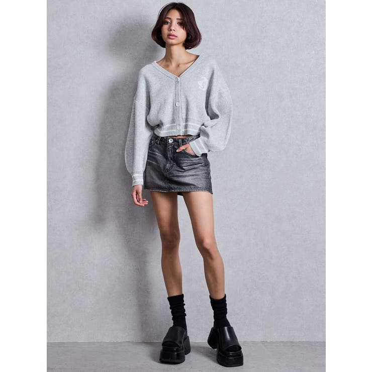 Vintageデニムスカートライクショートパンツ | GYDA | 詳細画像36 