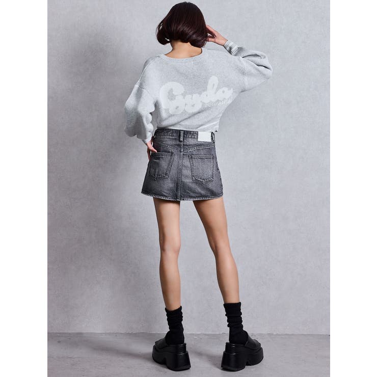 Vintageデニムスカートライクショートパンツ | GYDA | 詳細画像37 