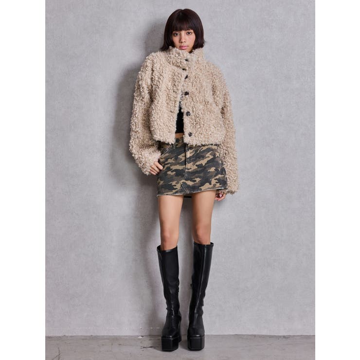 Vintageデニムスカートライクショートパンツ | GYDA | 詳細画像5 