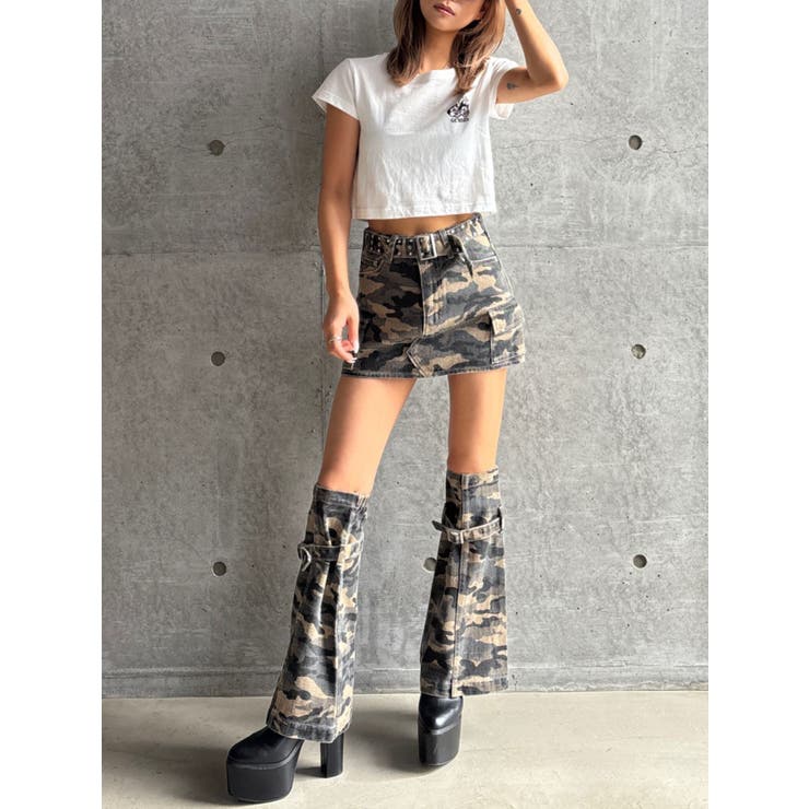 【TINY】レッグウォーマー付きミニスカートライクショートパンツ | GYDA | 詳細画像14 