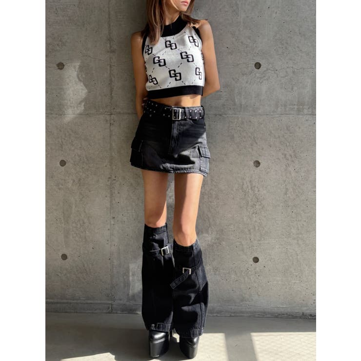 【TINY】レッグウォーマー付きミニスカートライクショートパンツ | GYDA | 詳細画像20 