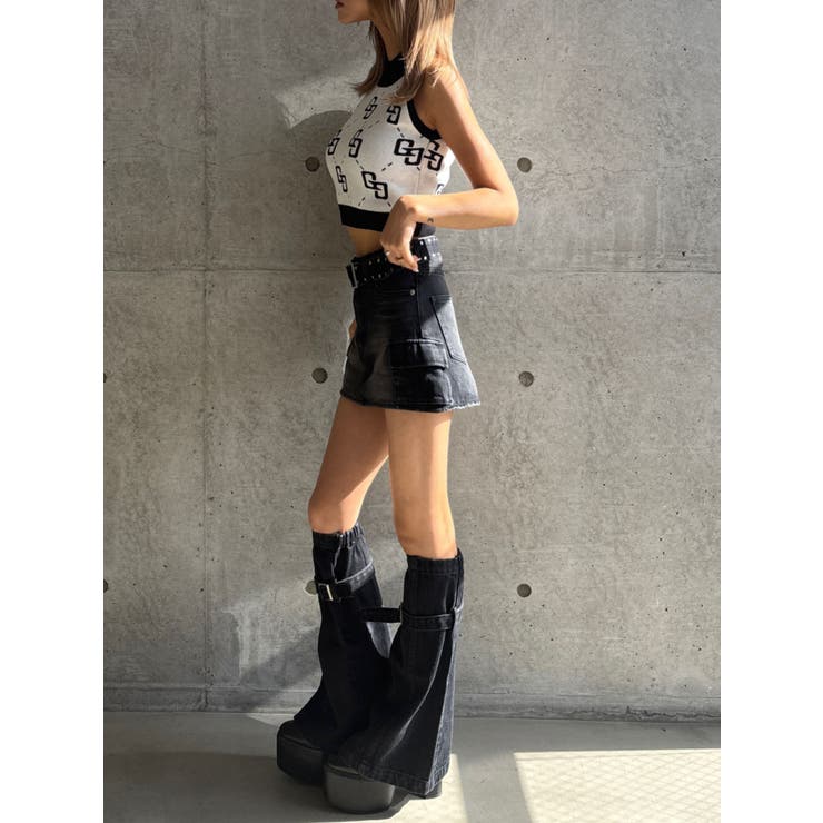 【TINY】レッグウォーマー付きミニスカートライクショートパンツ | GYDA | 詳細画像23 