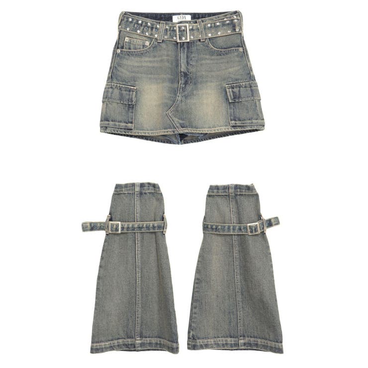 【TINY】レッグウォーマー付きミニスカートライクショートパンツ | GYDA | 詳細画像30 