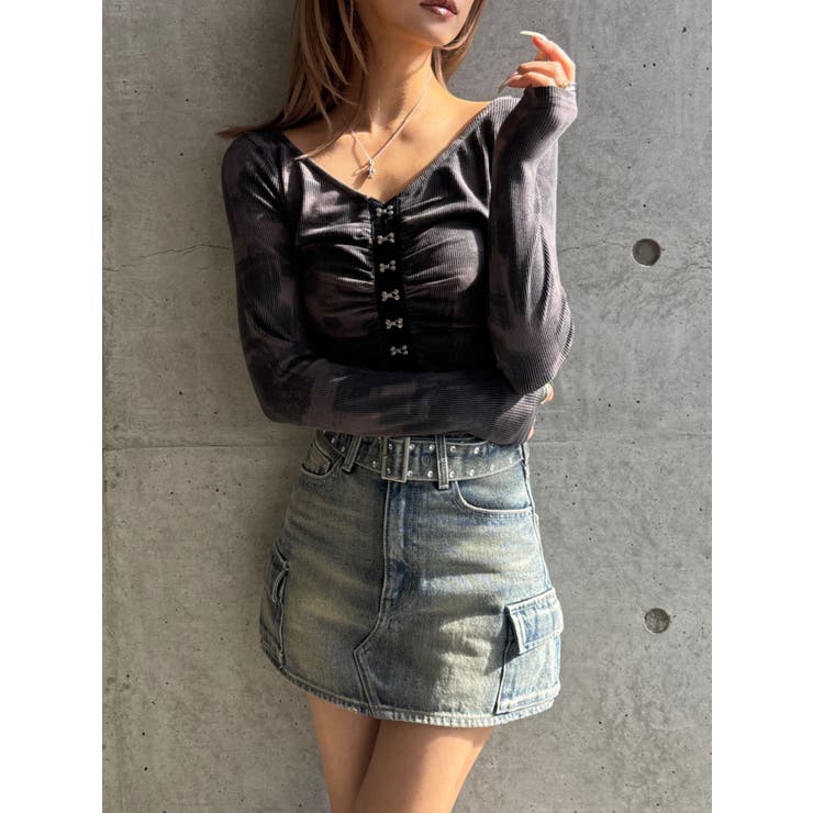 【TINY】レッグウォーマー付きミニスカートライクショートパンツ | GYDA | 詳細画像5 