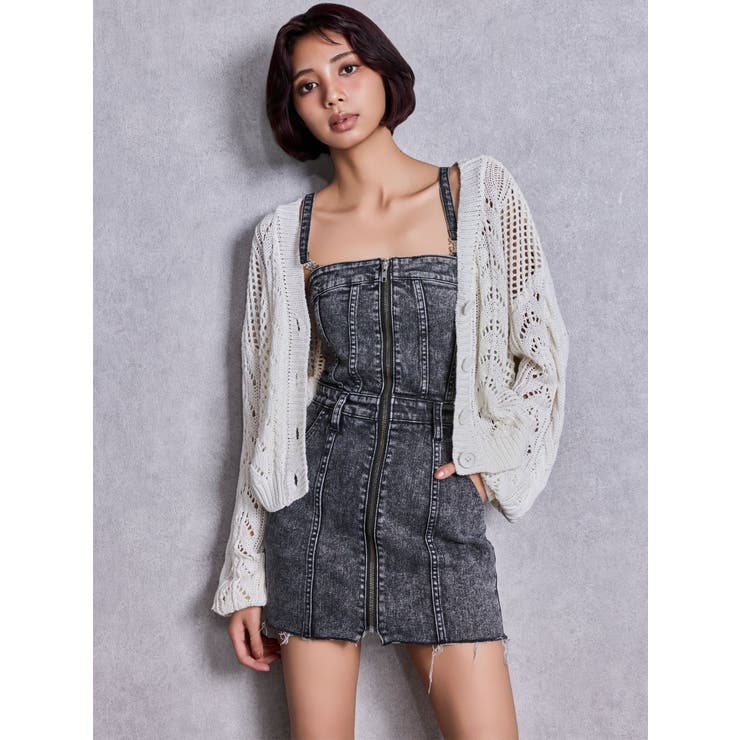 2WAYメッシュブリーチニットトップス | GYDA | 詳細画像13 