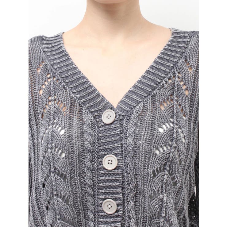 2WAYメッシュブリーチニットトップス | GYDA | 詳細画像33 