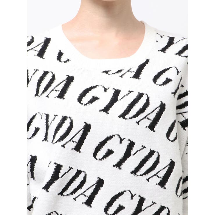 GYDA SLANT PATTERNニットトップス | GYDA | 詳細画像18 