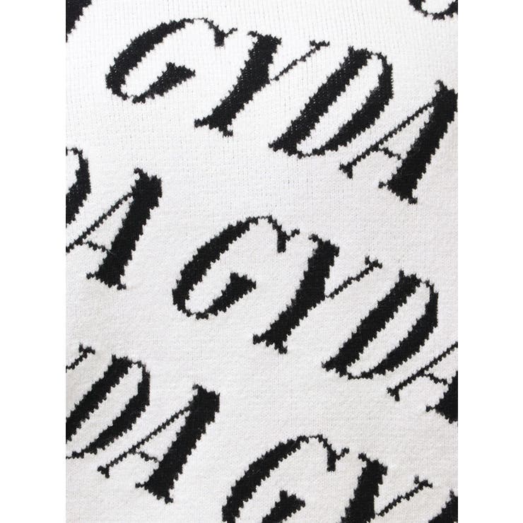 GYDA SLANT PATTERNニットトップス | GYDA | 詳細画像25 