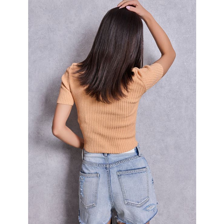 GG bijou MOLDラメニットトップス | GYDA | 詳細画像20 