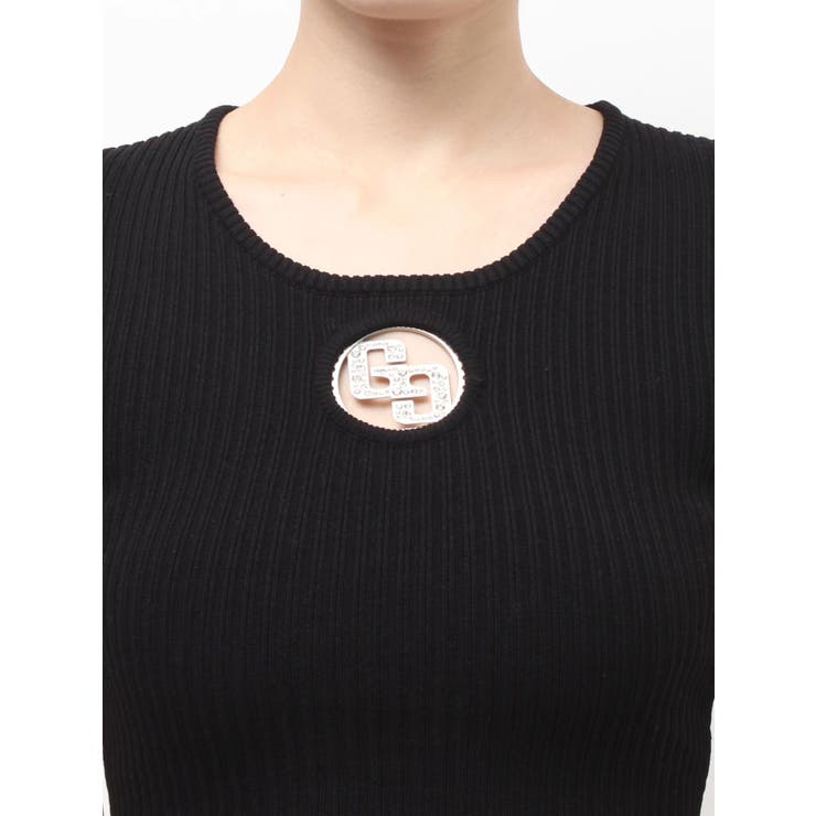 GG bijou MOLDニットトップス | GYDA | 詳細画像21 
