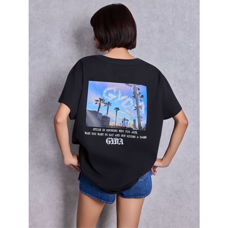 LA GYDA CLOUD PHOTO BIG Tシャツ | GYDA | 詳細画像11 