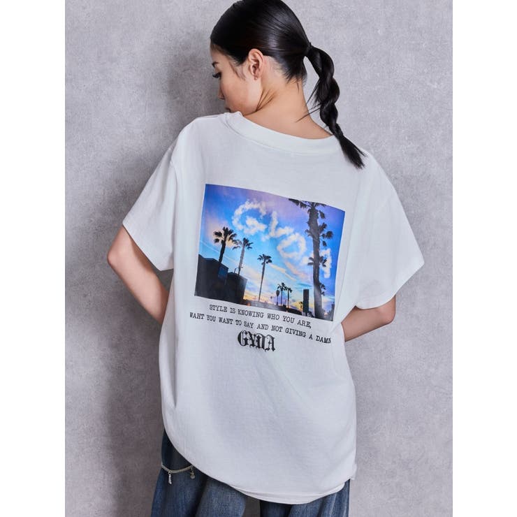 LA GYDA CLOUD PHOTO BIG Tシャツ | GYDA | 詳細画像2 