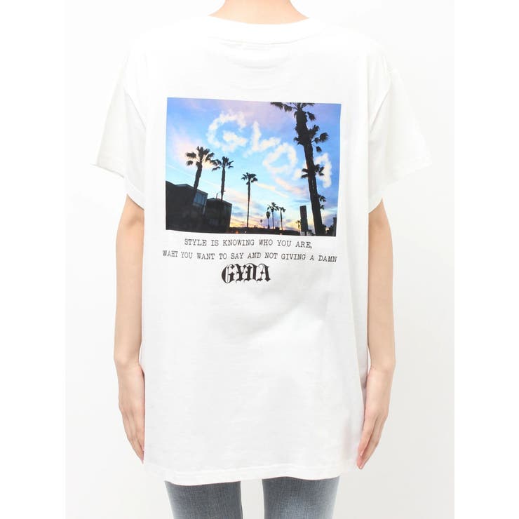LA GYDA CLOUD PHOTO BIG Tシャツ | GYDA | 詳細画像25 
