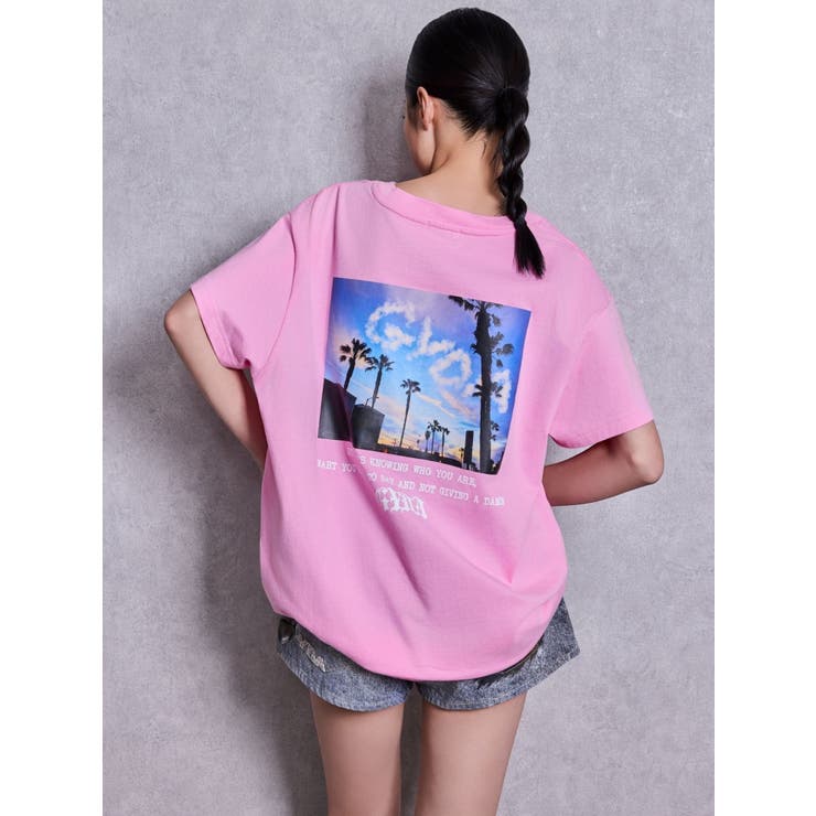 LA GYDA CLOUD PHOTO BIG Tシャツ | GYDA | 詳細画像7 