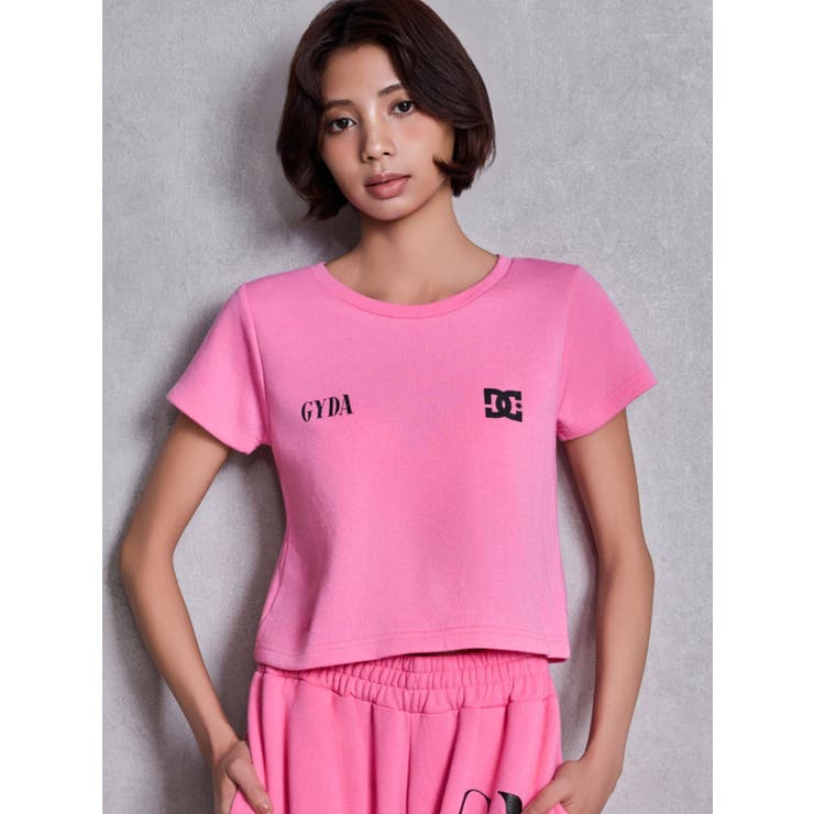 ピンク | GYDA×DC SPARKLE LOGOショートTシャツ | GYDA