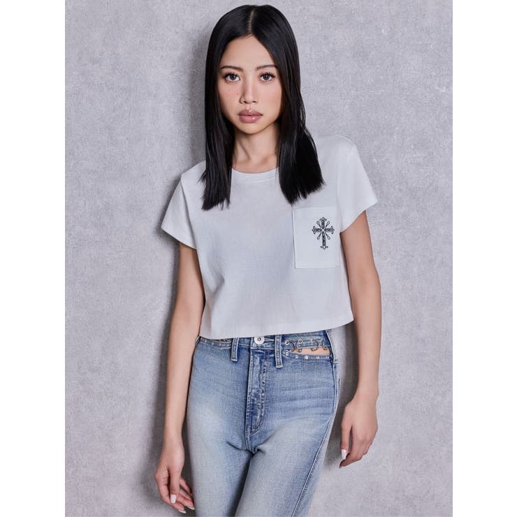 sacred edge cross PHOTOショートTシャツ | GYDA | 詳細画像3 