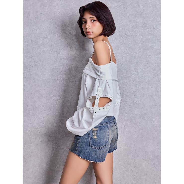 GEMYNTARオフショルトップス | GYDA | 詳細画像3 