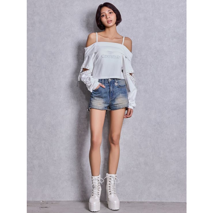 GEMYNTARオフショルトップス | GYDA | 詳細画像5 