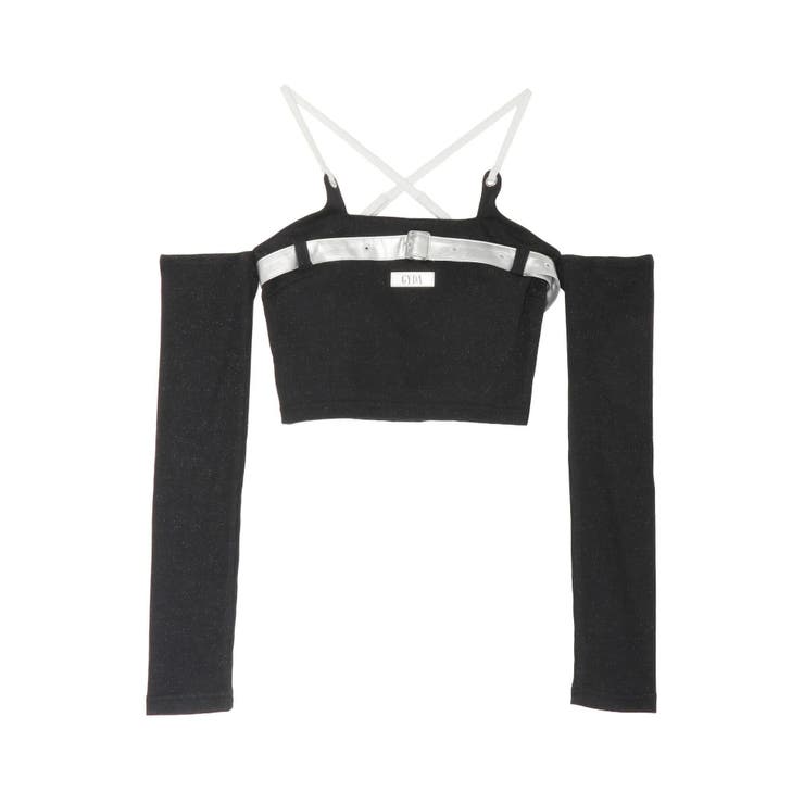 GYDAフロントクロスラメテレコTOPS | GYDA | 詳細画像31 