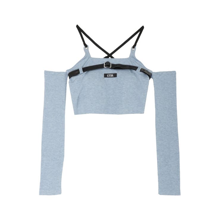 GYDAフロントクロスラメテレコTOPS | GYDA | 詳細画像32 