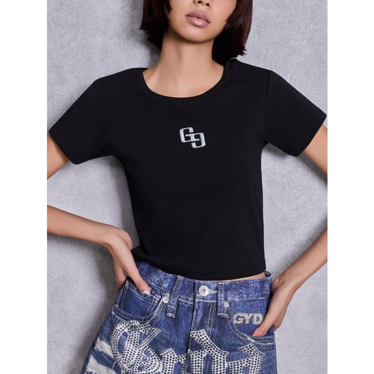 GLITTER GG Tシャツ | GYDA | 詳細画像1 